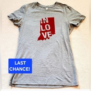 *FINAL SALE* Bella+Canvas Indiana T-shirt in Gray, Size M